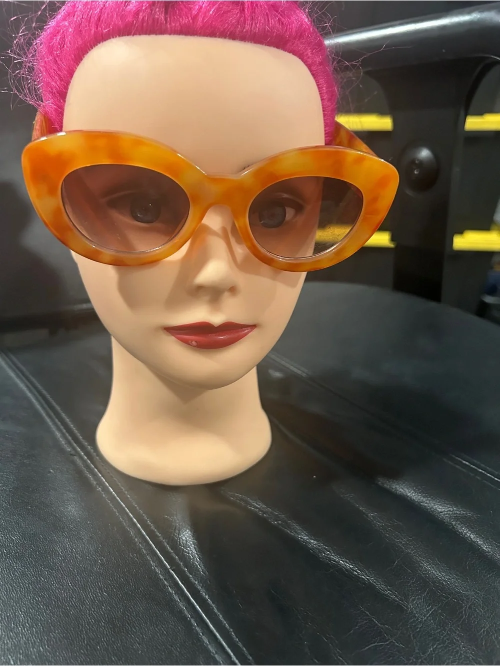 Retro Cat-Eye Sunglasses in Amber Tortoise - Women Accessories